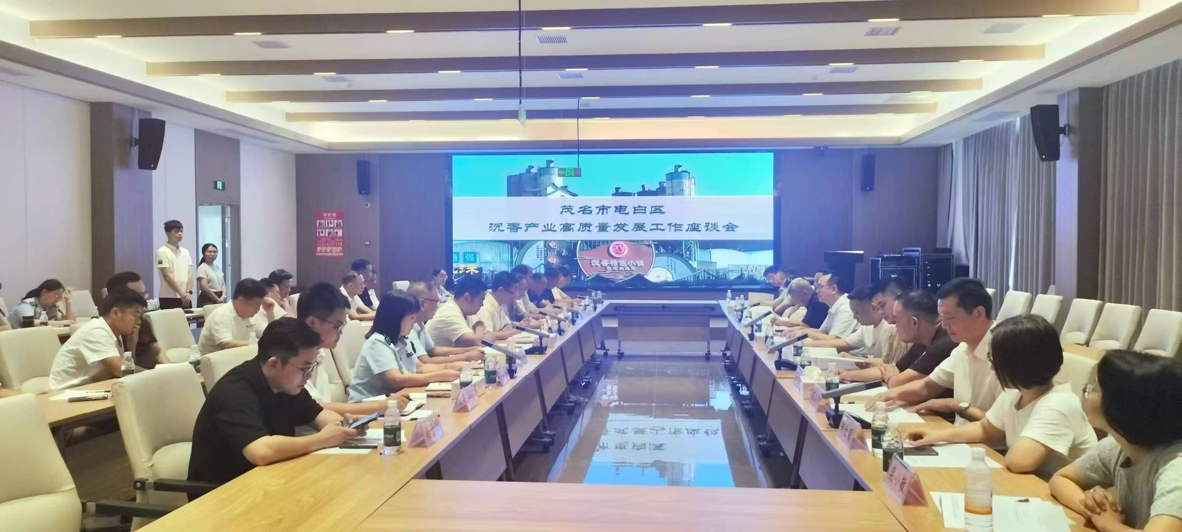 协会携会员企业一行受邀参与茂名市电白区沉香产业高质量发展工作座谈会